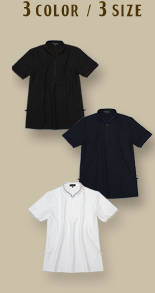 半袖ジップアップ太極拳服 3カラー/3サイズ