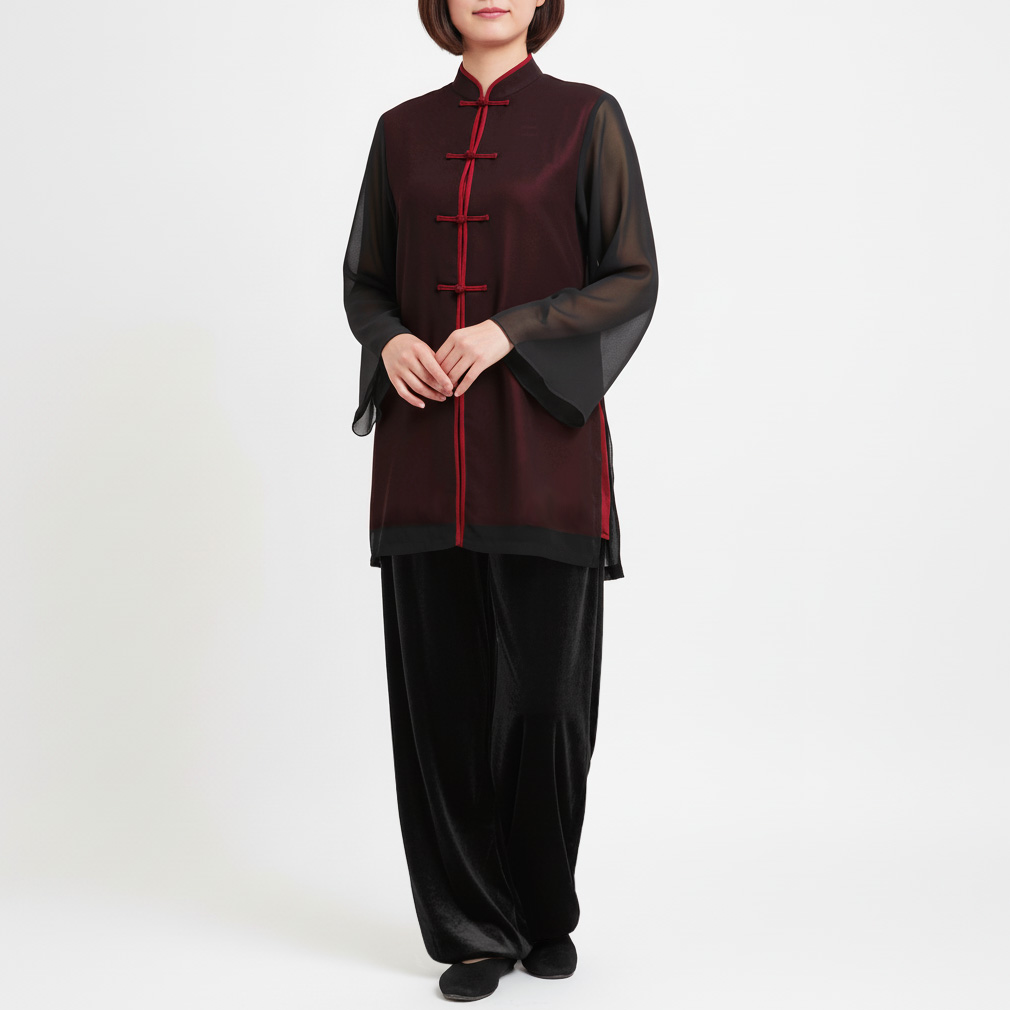 太極拳ベロアパンツ