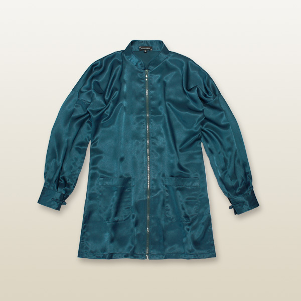 ジップアップ太極拳サテン服