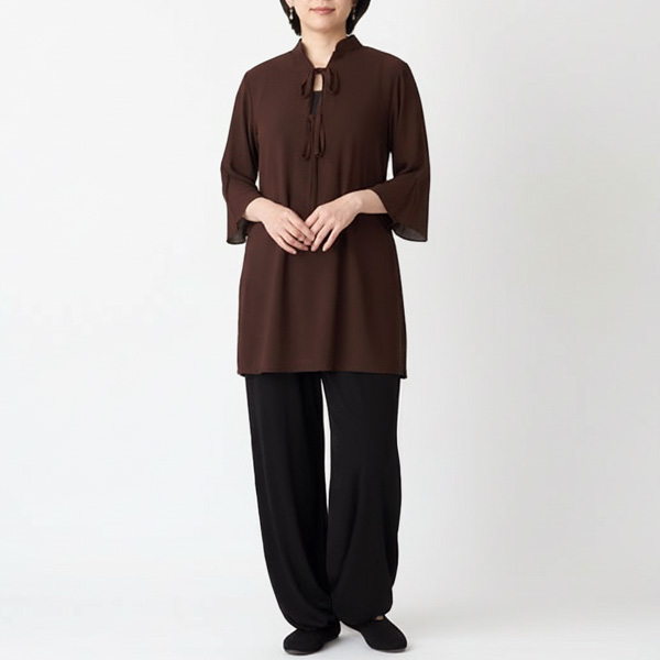 リボン結びエレガント太極拳服